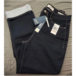 Angels Forever Young Women's Signature Straight Jeans Cuffed Size 10